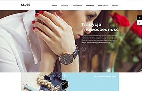 網(wǎng)站設(shè)計之CLUSE watches