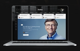 網(wǎng)站制作之 《福布斯》雜志的概念設(shè)計(jì)