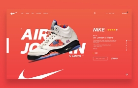 網(wǎng)站設(shè)計(jì)之耐克喬丹網(wǎng)頁(yè)設(shè)計(jì)