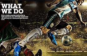 網站制作之創(chuàng)意類頁面設計